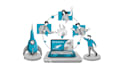 design flat illustration for your website or application