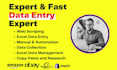 expert web scraping and data extraction from any website