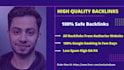make high quality dofollow backlinks for best seo