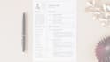 design a professional CV or resume in editable format