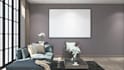 do custom canvas wall art mockup design