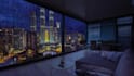 create luxury apartment realistic rain video