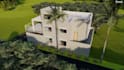 design house exterior model, rendering, walkthrough and 3d visualization