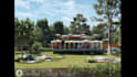 design 3d container house model and render