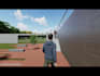 design landscape, garden, backyard, pool, and patio with 3d render
