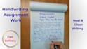 write handwritten assignments, custom writing, documents, letters, and notes