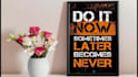 create home decor wall art motivational typography poster