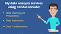 do data analysis using pandas and numpy with python