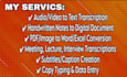 do fast and reliable typing ervices