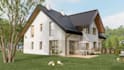 create an awesome 3d exterior house rendering