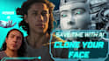 create the character that you want, clone your face