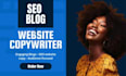 write SEO ai blog posts and ai website content that drives traffic and converts