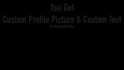 create custom youtube comment box popup  typography animation