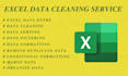 clean, format and merge excel or CSV data