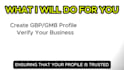 create google business profile gmb instant verification, optimization local SEO