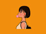 do cartoon animation, chibi, anime, loop, logo in gif  video