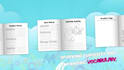 make kids book trailer promotion video with page flip