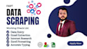 do website scraping, email scraping and data scraping
