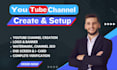 create and setup a professional youtube channel with logo and banner