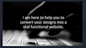 convert your figma or any mockup into HTML5 and css3