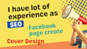 facebook page creation and banner design of social media