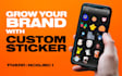 create a brand GIF sticker for instagram story