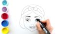 make a handmade drawing, coloring pages videos for kids