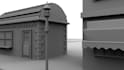 model interior and environment in 3d