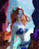 create detailed painterly digital illustrations