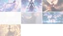 create binary female character illustration for you