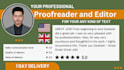 provide professional proofreading and editing