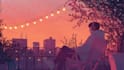 create a cozy aesthetic lofi loop animation for your music
