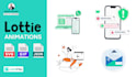 create lottie json svg animation, gif animations