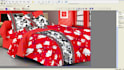 drape the design to bed or any object like bed sheet, table cover sofa cover