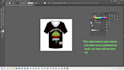 create a beautiful t shirt design for gift or personal use