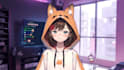 design vtuber model and rig live2d vtuber art, vtuber character in anime style