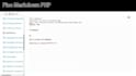 architect custom PHP websites using mysql, sqlite, or flatfile cms