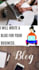 write a blog for your business