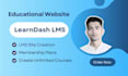 design elearning wordpress website using learndash lms