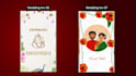 create indian wedding invitation videos