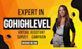 gohighlevel virtual assistant clone go high level survey gohighlevel campaign