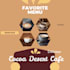 make a cafe, bar, or restaurant logo with unique branding