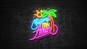 do premium 4k neon sign logo animation video intro