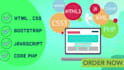 be your front end and back end, web developer