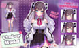 draw a custom high quality live2d vtuber model ready to rig