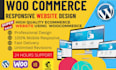 build responsive ecommerce website business website and online store
