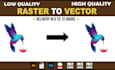 do professional vector tracing, jpg to vector, raster to vector, logo redesign