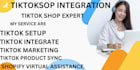 setup tiktokshop   with shopify store and product sync