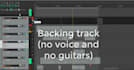record a full instrumental backing track or karaoke