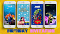 create a digital birthday invitation video